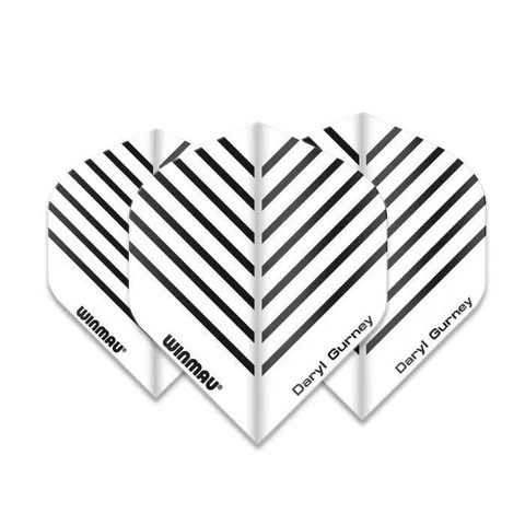 Winmau Specialist Players Embossed White Daryl Gurney Dart Flights
